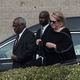 Clarence Thomas, left, and his wife, Virginia (Nicholas Kamm/AFP/Getty Images)